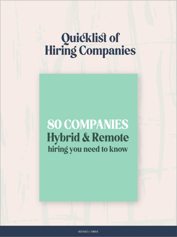 List 80 Companies Hybrid Remote Hiring